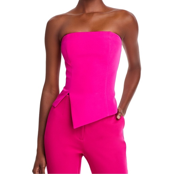 Milly Tops - Milly Vibrant Pink Cropped Top